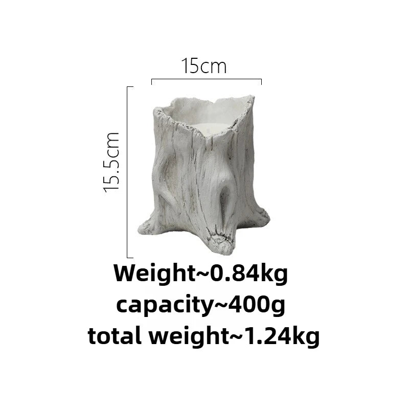 Retro Ceramic Candle Cup - Antique-Inspired Aromatherapy Container