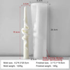 Twist Spiral Candle Mold – Silicone DIY Candle Making Form