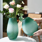 Nordic Frosted Glass Vase