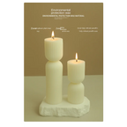 Nordic Geometric Aromatherapy Candle – Handmade Soy Wax