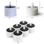 Sunset Duo Solar LED Tealights (2 pcs)