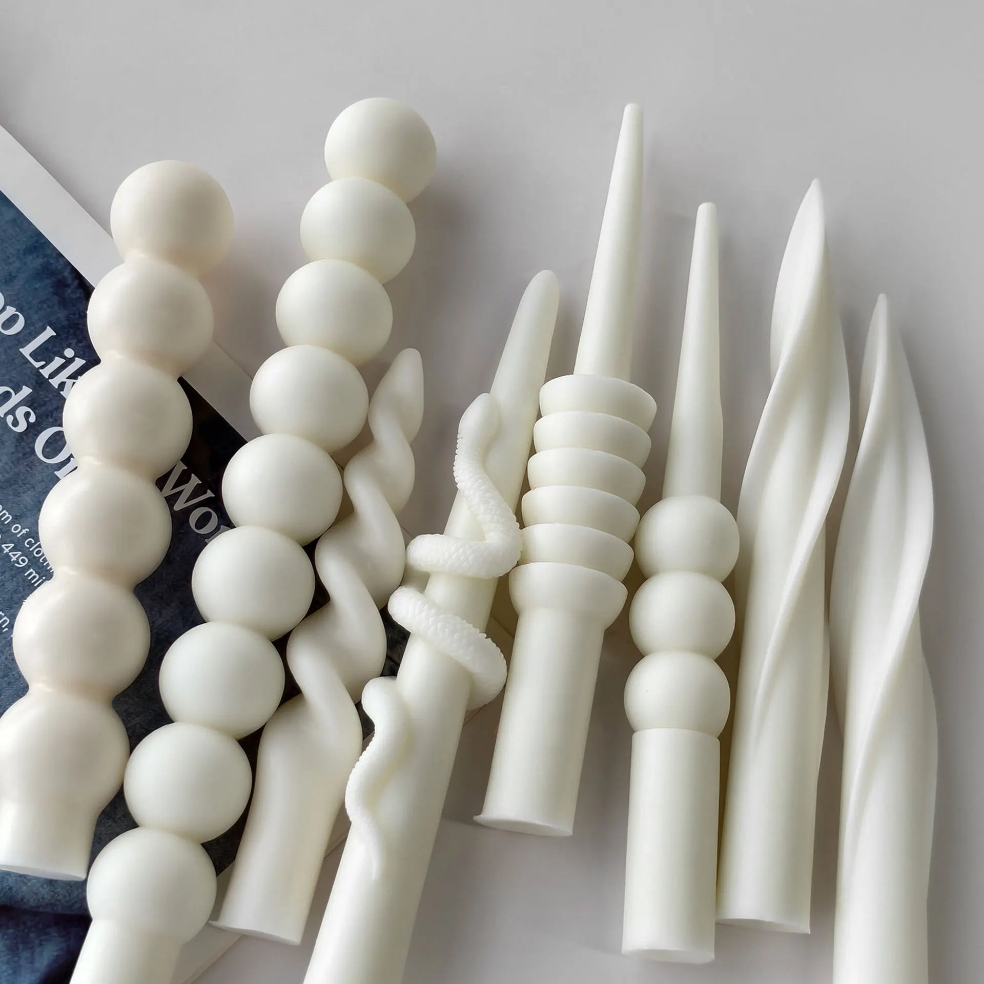 Twist Spiral Candle Mold – Silicone DIY Candle Making Form