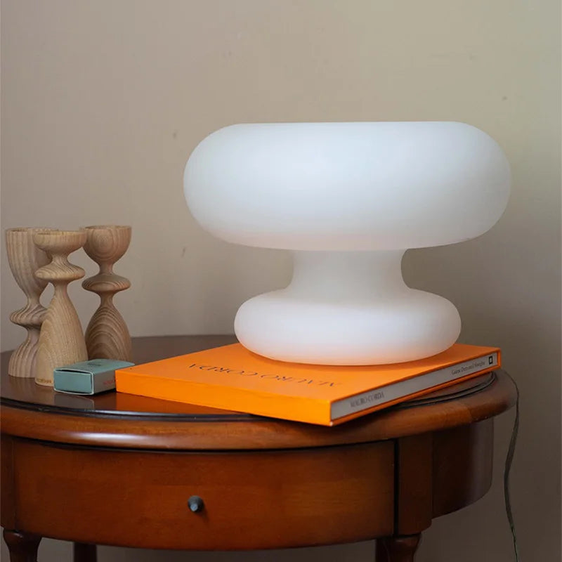 Luminous Opal Glass Table Lamp