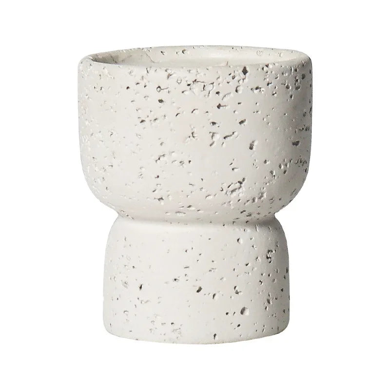 Minimalist Cement Candle Holders - DIY Aromatherapy Cups for Home Decor