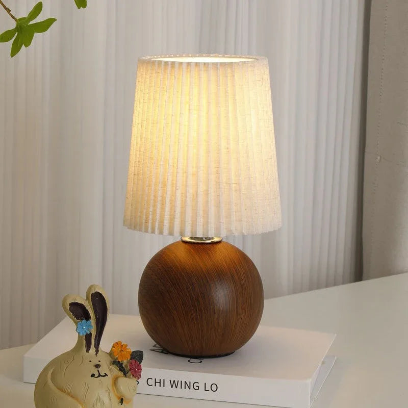 Pleated Glow USB Table Lamp