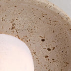 Wabi-Sabi Stone Circle Wall Light