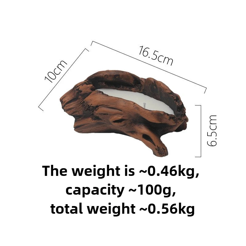 Retro Ceramic Candle Cup - Antique-Inspired Aromatherapy Container