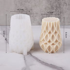 Wavy Stripe Geometric Candle Silicone Mold – DIY Cylindrical Candle