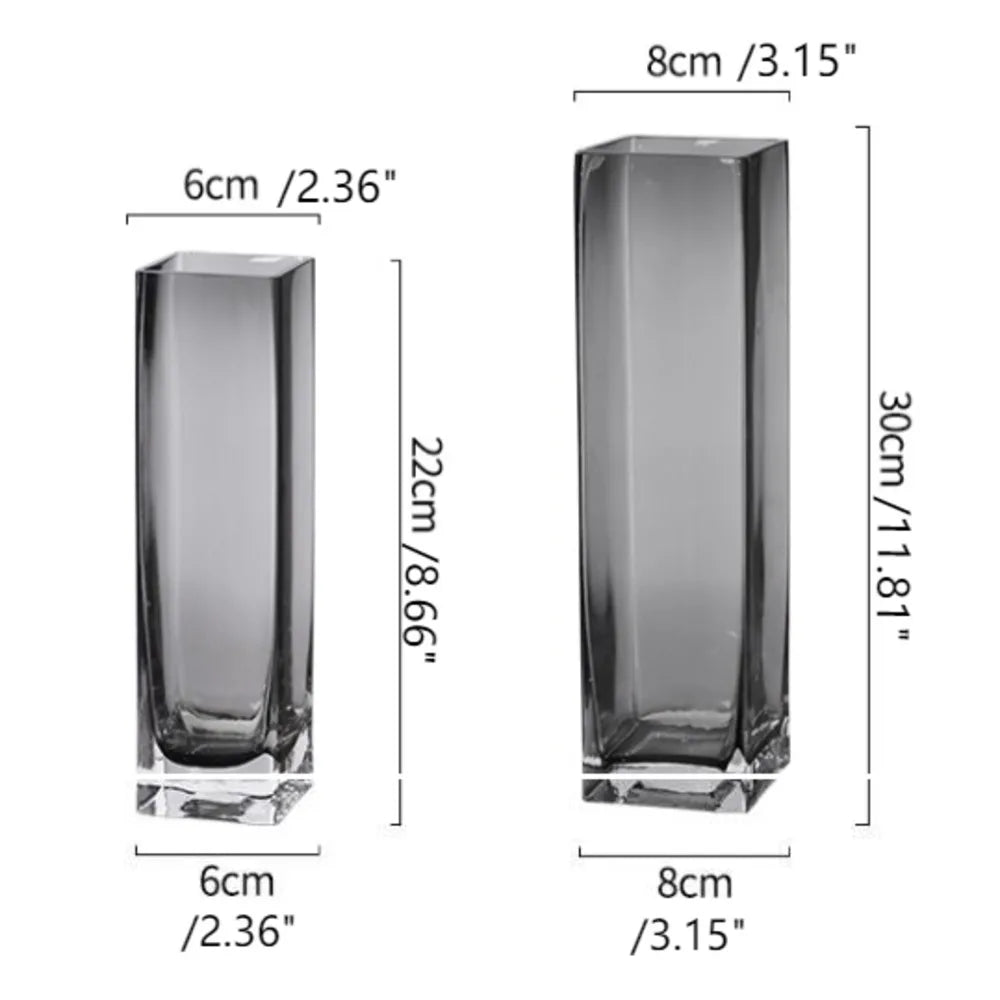Modern Glass Column Vase