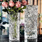 Glacier Crystal Glass Vase