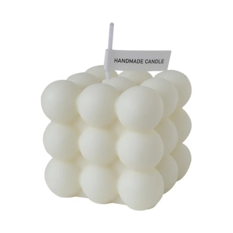 Ribbed Pillar Soy Wax Candle – Elegant Aromatherapy Accent