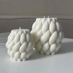 Wave Twist Candle Mold – Abstract Silicone DIY Candle Form