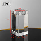 K9 Crystal Tealight Candle Holder - Romantic Modern Table Decor