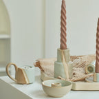 Nordic Ceramic Candlestick - Elegant Home and Wedding Decor