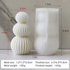 Twisted Sculpture Silicone Candle Mold – Artistic DIY Candle Making