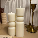 Roman Stripe Pillar Candle Mold – DIY Silicone Candle Tool