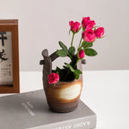 Organic Stone Ceramic Vase