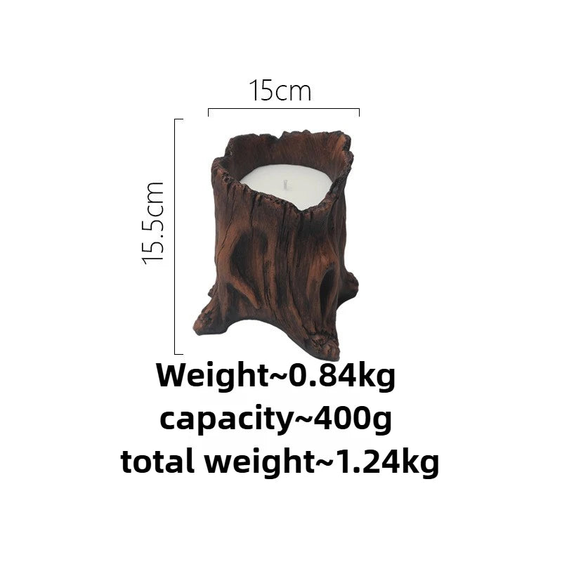 Retro Ceramic Candle Cup - Antique-Inspired Aromatherapy Container