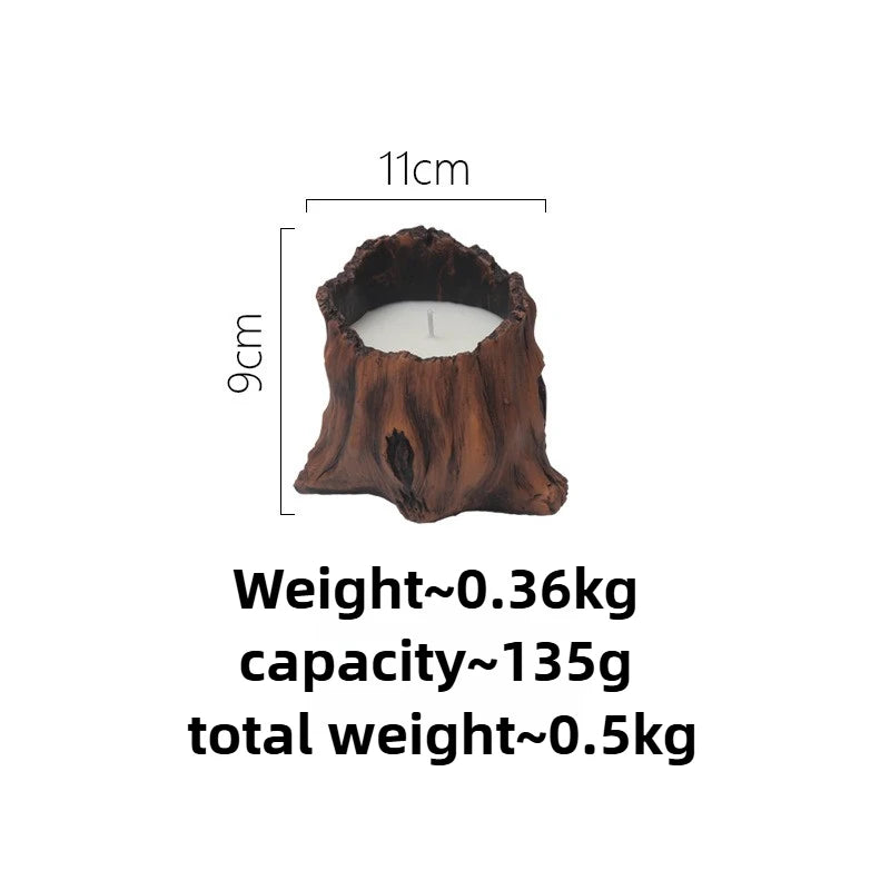 Retro Ceramic Candle Cup - Antique-Inspired Aromatherapy Container