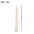 Retro Spiral Candle
