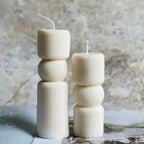 Roman Stripe Pillar Candle Mold – DIY Silicone Candle Tool