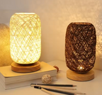 Rattan Glow Table Lamp
