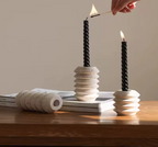 Travertine Stone Candlestick