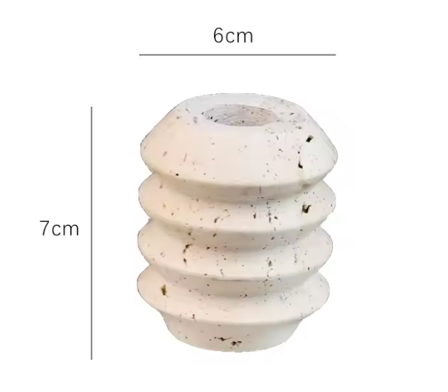 Travertine Stone Candlestick