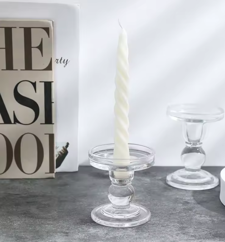 Retro Spiral Candle
