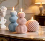 Twisted Sculpture Candle Mold
