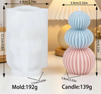 Twisted Sculpture Candle Mold
