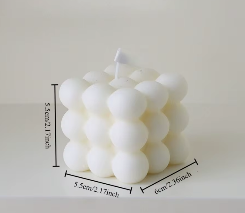 Magic Cube Bubble Candle