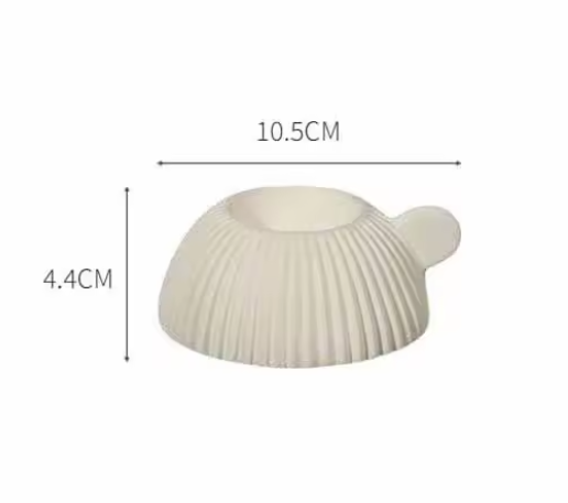 White Ceramic Candle Holder