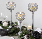 Vintage Crystal Tealight Candle Holder