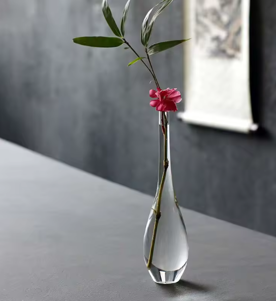 Zen Bud Glass Vase