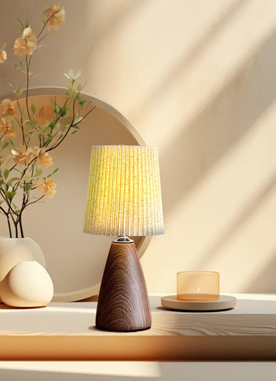 Pleated Glow USB Table Lamp