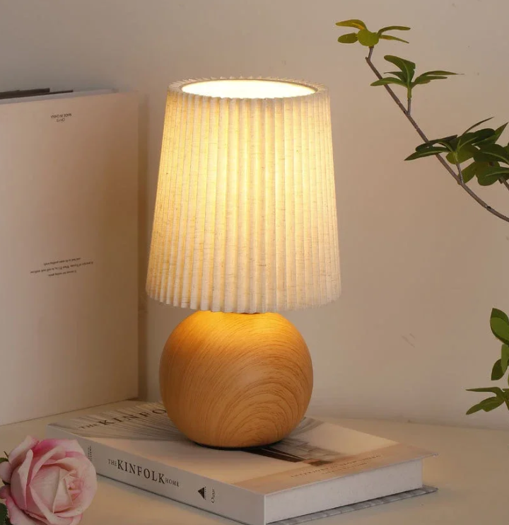 Pleated Glow USB Table Lamp