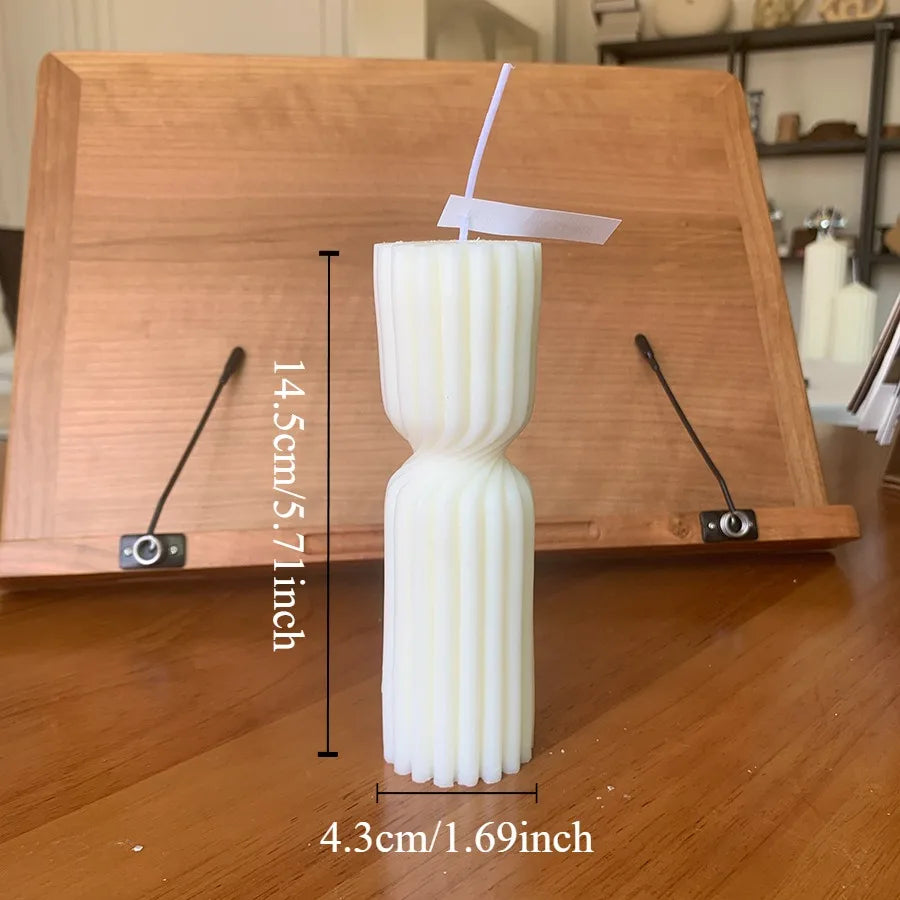 Nordic Cylindrical Soy Wax Candle – Cozy Scented Glow for Home & Special Occasions