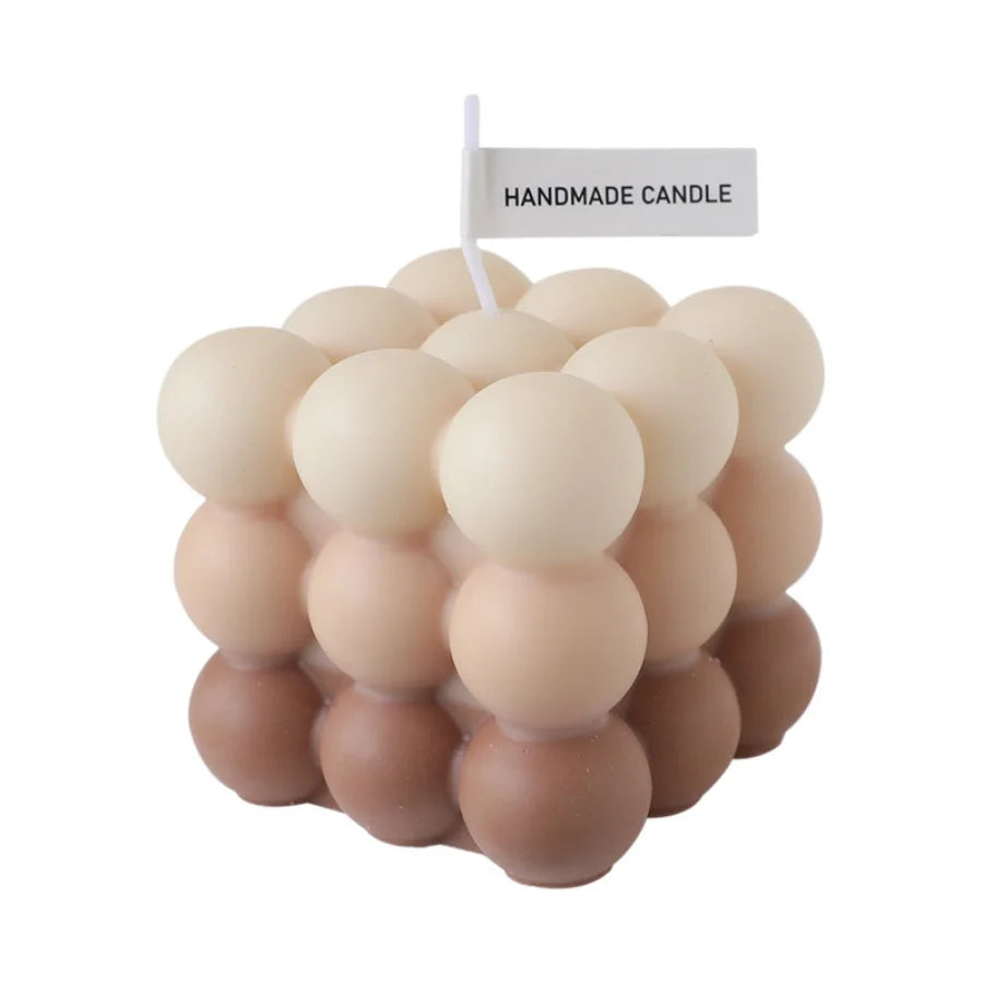 Magic Cube Ball-Shaped Soy Wax Candle – Handmade Aromatherapy