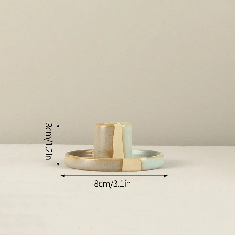 Nordic Ceramic Candlestick - Elegant Home and Wedding Decor