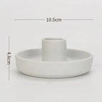 Nordic Ceramic Aromatherapy Candle Stand – Minimalist Bowl Design for Calm & Cozy Home Atmosphere