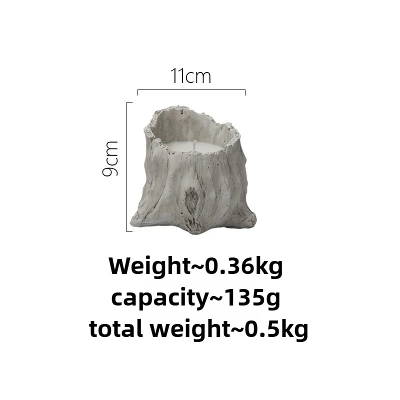 Retro Ceramic Candle Cup - Antique-Inspired Aromatherapy Container