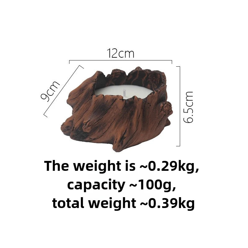 Retro Ceramic Candle Cup - Antique-Inspired Aromatherapy Container