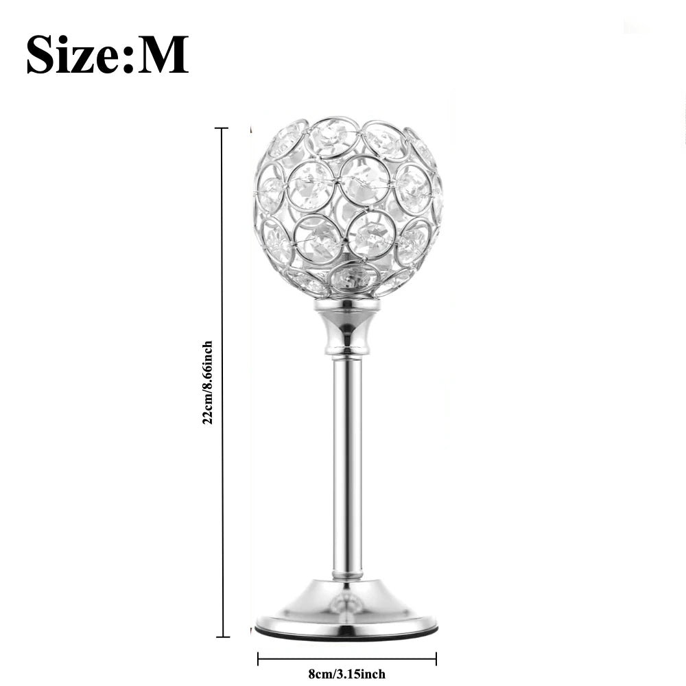 Vintage Crystal Tealight Candle Holder