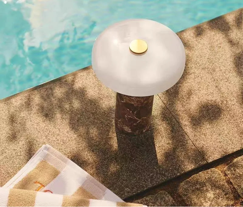 Marble Glow Cordless Table Lamp