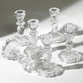 Glass Taper Candle Holder