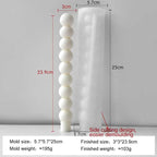 Twist Spiral Candle Mold – Silicone DIY Candle Making Form