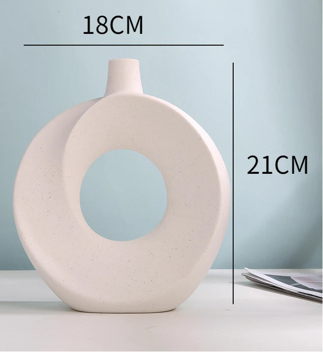 Donut Ceramic Vase