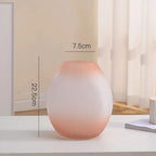 Nordic Frosted Glass Vase