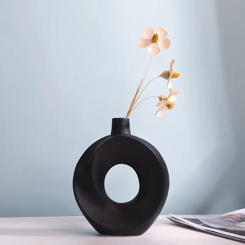 Donut Ceramic Vase